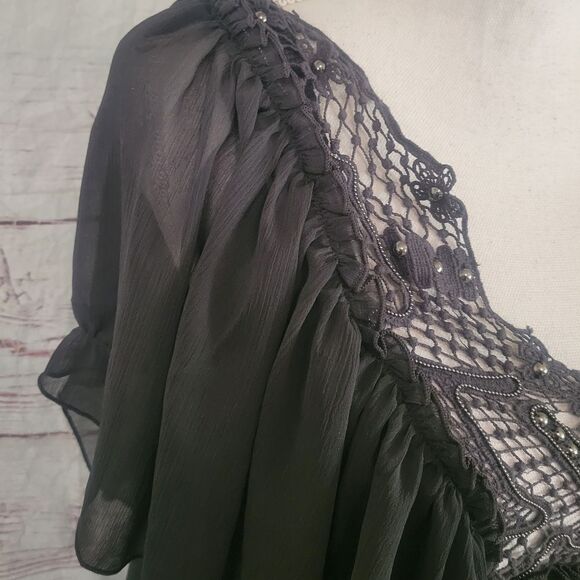 Free People Boho Layered Top Size Small - Picture 4 of 6